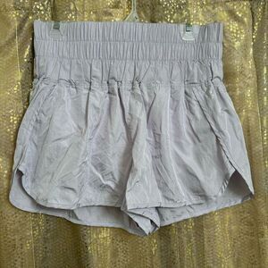 Free People Movement The Way Home Athletic Shorts Lavender Dust Large NWOT‎